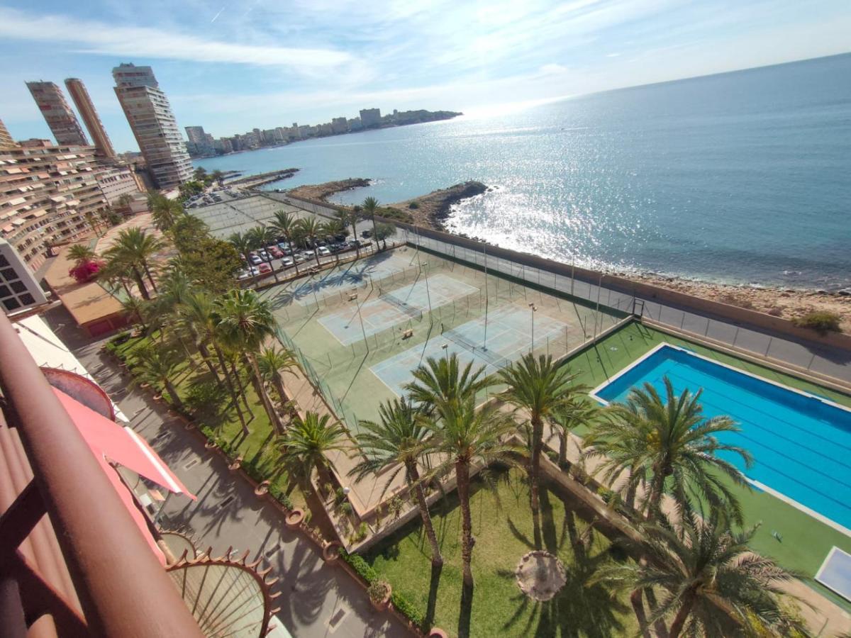 Very Lightful Apartment. Incredible Sea Views. Big Terrace, Swimming Pool. Ac. Very Close To Alicante City Center. Luaran gambar