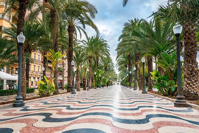 Very Lightful Apartment. Incredible Sea Views. Big Terrace, Swimming Pool. Ac. Very Close To Alicante City Center. Luaran gambar