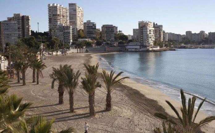 Very Lightful Apartment. Incredible Sea Views. Big Terrace, Swimming Pool. Ac. Very Close To Alicante City Center. Luaran gambar